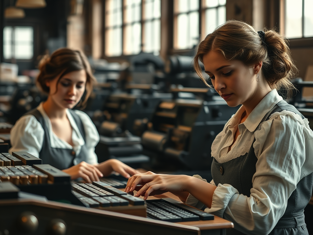 Donne tipografe: storie senza volti