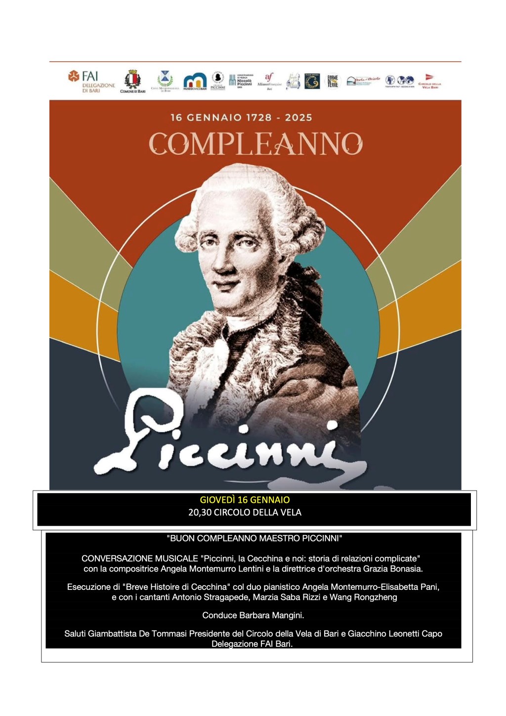 Buon Compleanno, Maestro&nbsp;Piccinni!